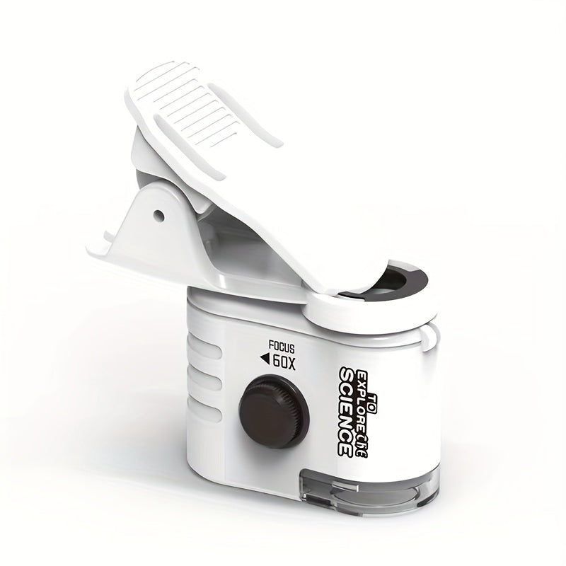 Microscopio 60x con clip para el móvil