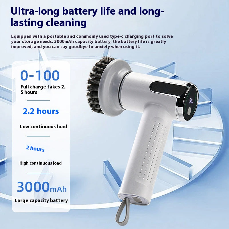 Cepillo eléctrico de limpieza multiusos