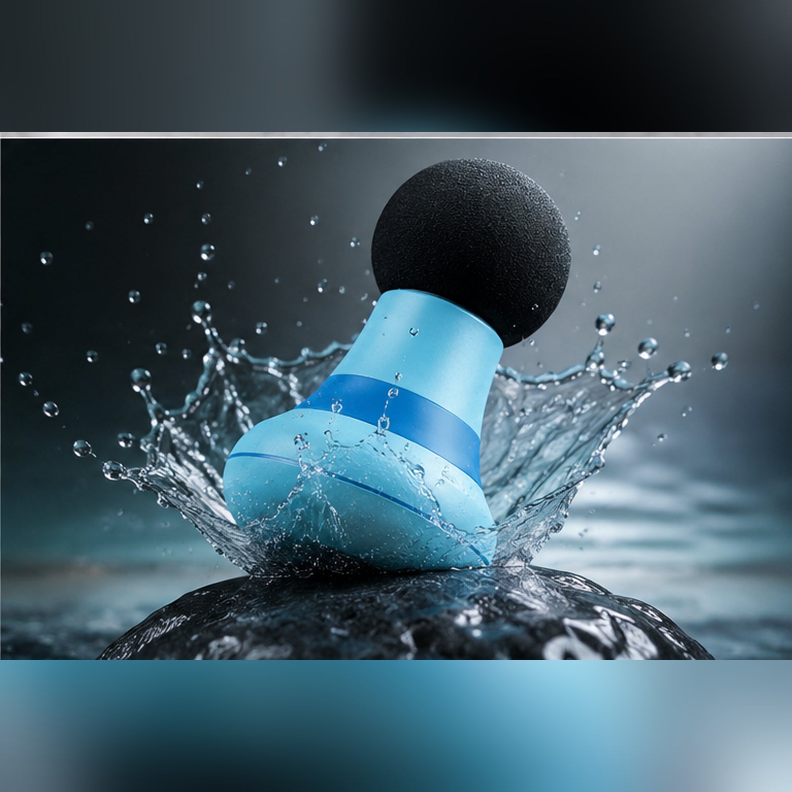 Mini masajeador salpicado de agua